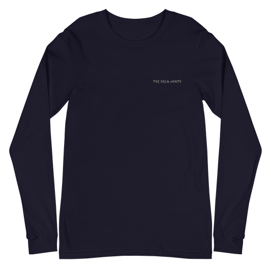 Men's Long Sleeve Embroidered Logo Tee
